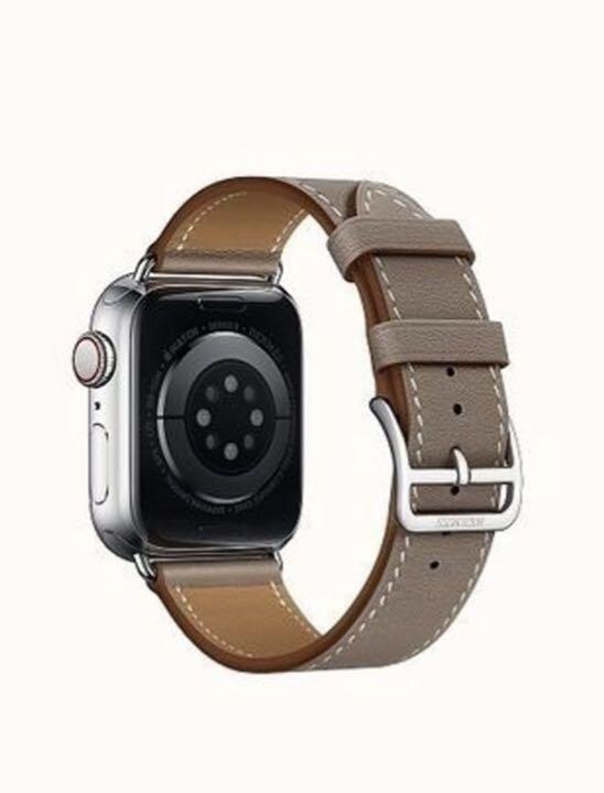 正規品お得 Apple ホワイト VraQc-m78412795603 Watch専用レザーベルト 低価好評
