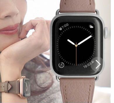 正規品お得 Apple ホワイト VraQc-m78412795603 Watch専用レザーベルト 低価好評