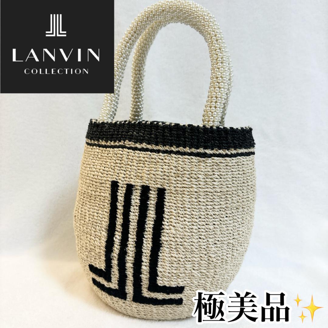 極美品✨】ランバンオンブルー LANVIN en Bleu かごバッグ