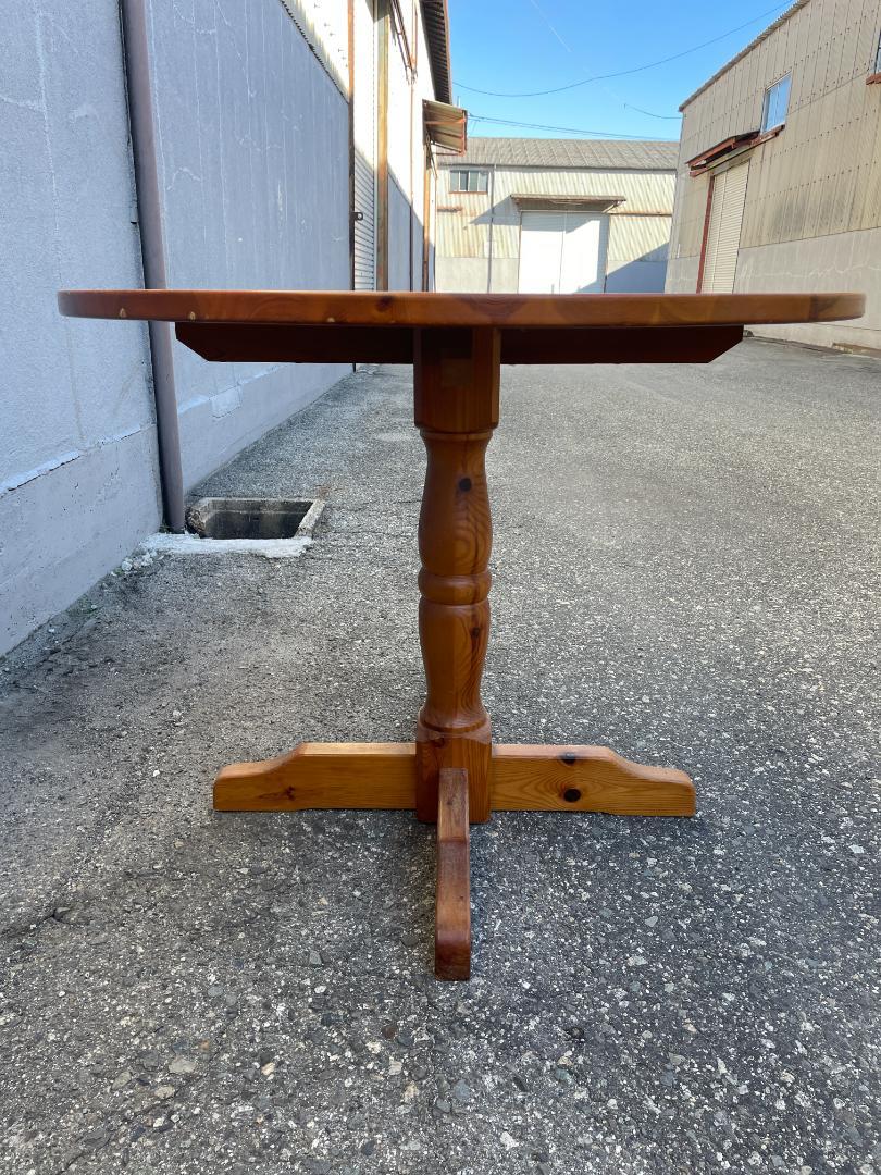ダイニングテーブル 直径約92x高さ約73cm