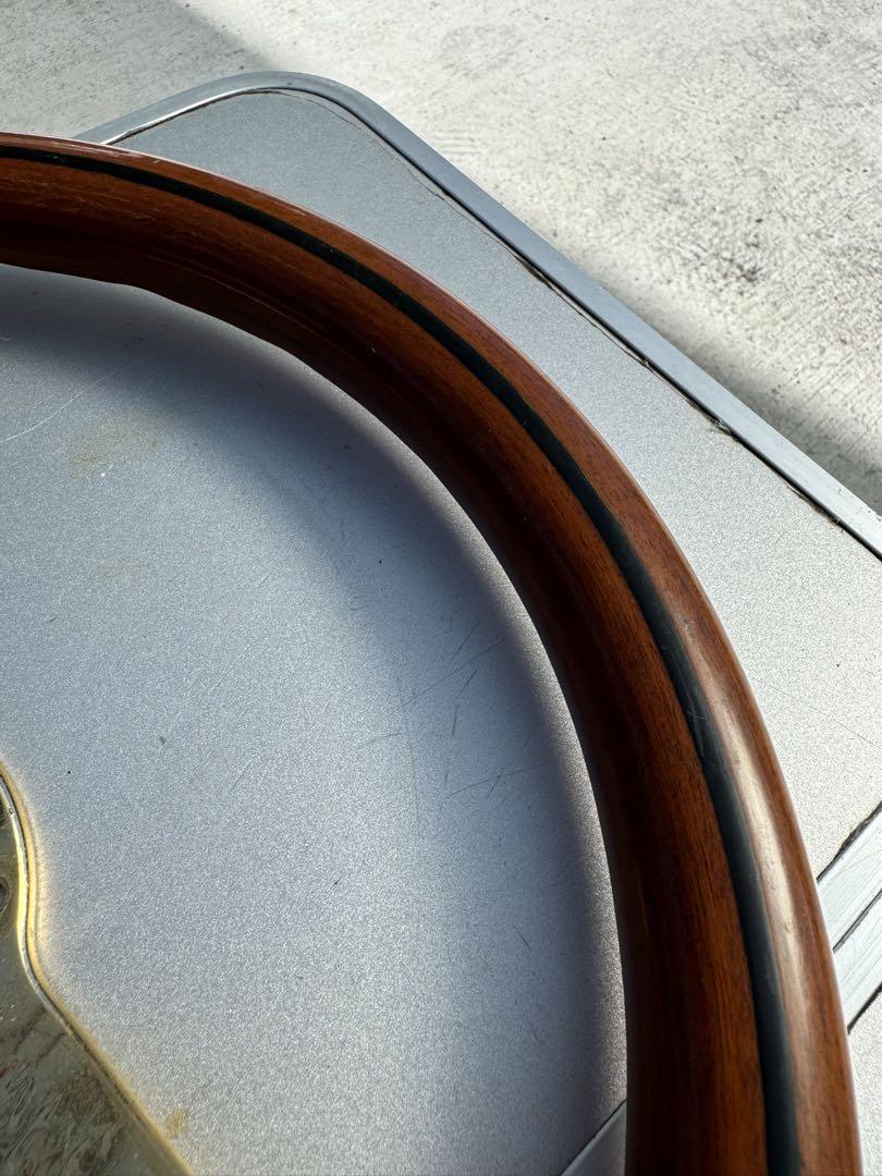 当時物 NARDI ナルディ ウッドステアリング