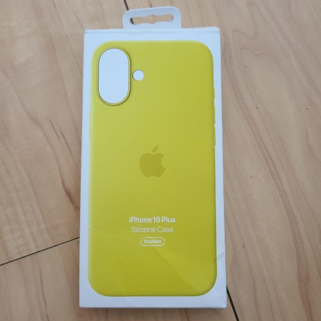 Apple iPhone 16 Plus シリコンケース イエロー