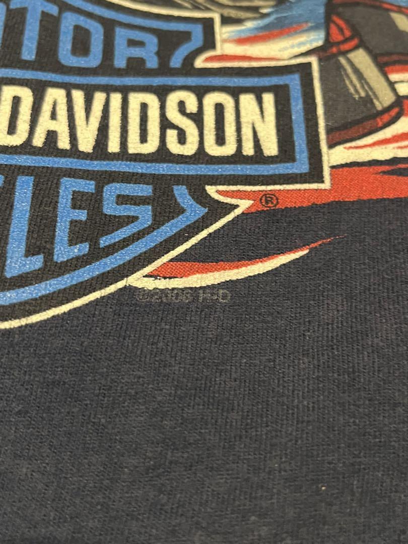 Harley-Davidson 00s デカロゴ イーグル ブルー フェード - メルカリ