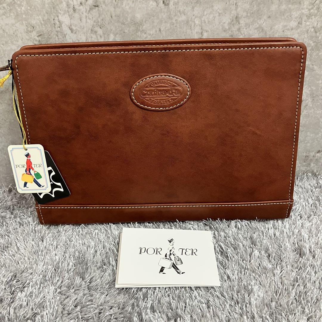 【美品】PORTER ポーター CORTINA POUCH セカンドバッグ