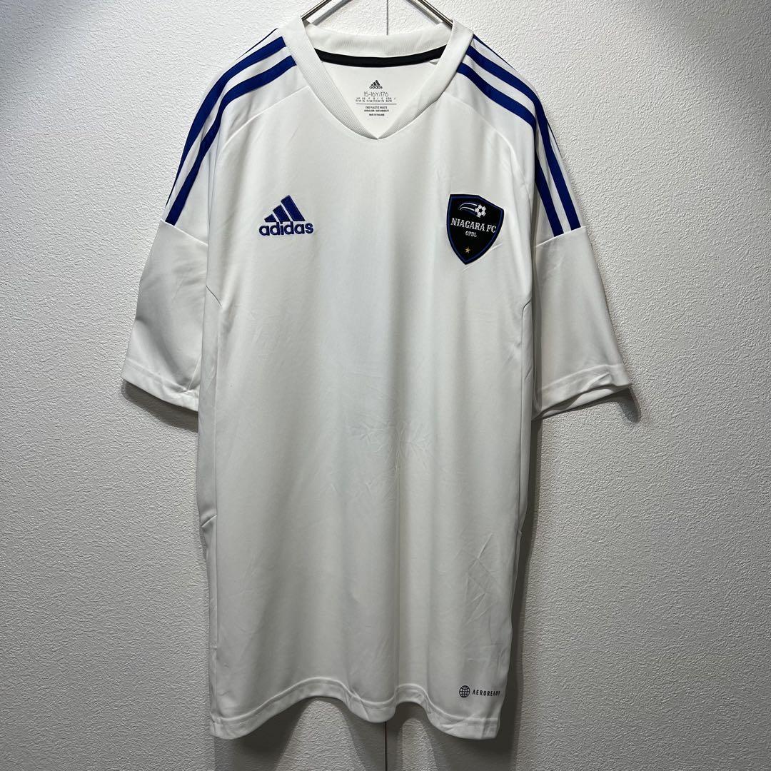 【US規格】 希少 アディダス NIAGARA FC OPDLサッカーシャツ 白