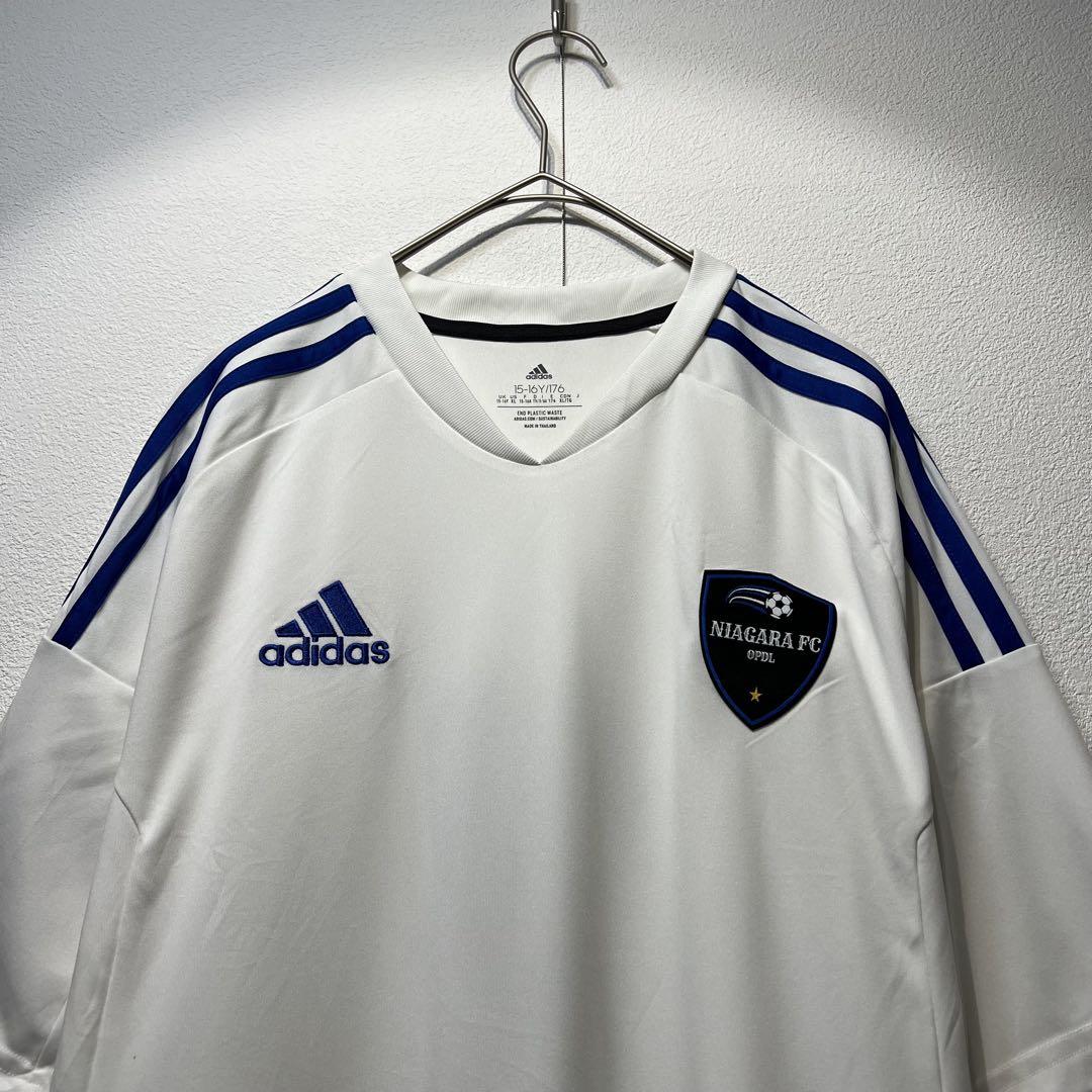 【US規格】 希少 アディダス NIAGARA FC OPDLサッカーシャツ 白