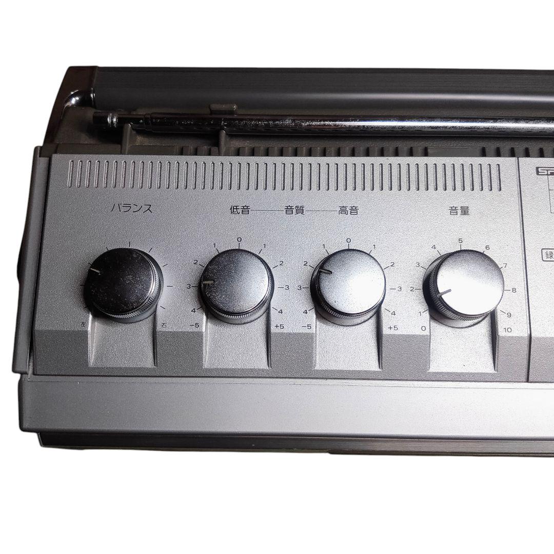 訳アリ HITACHI ラジカセ TRK-8300 ラジオ カセット 日立