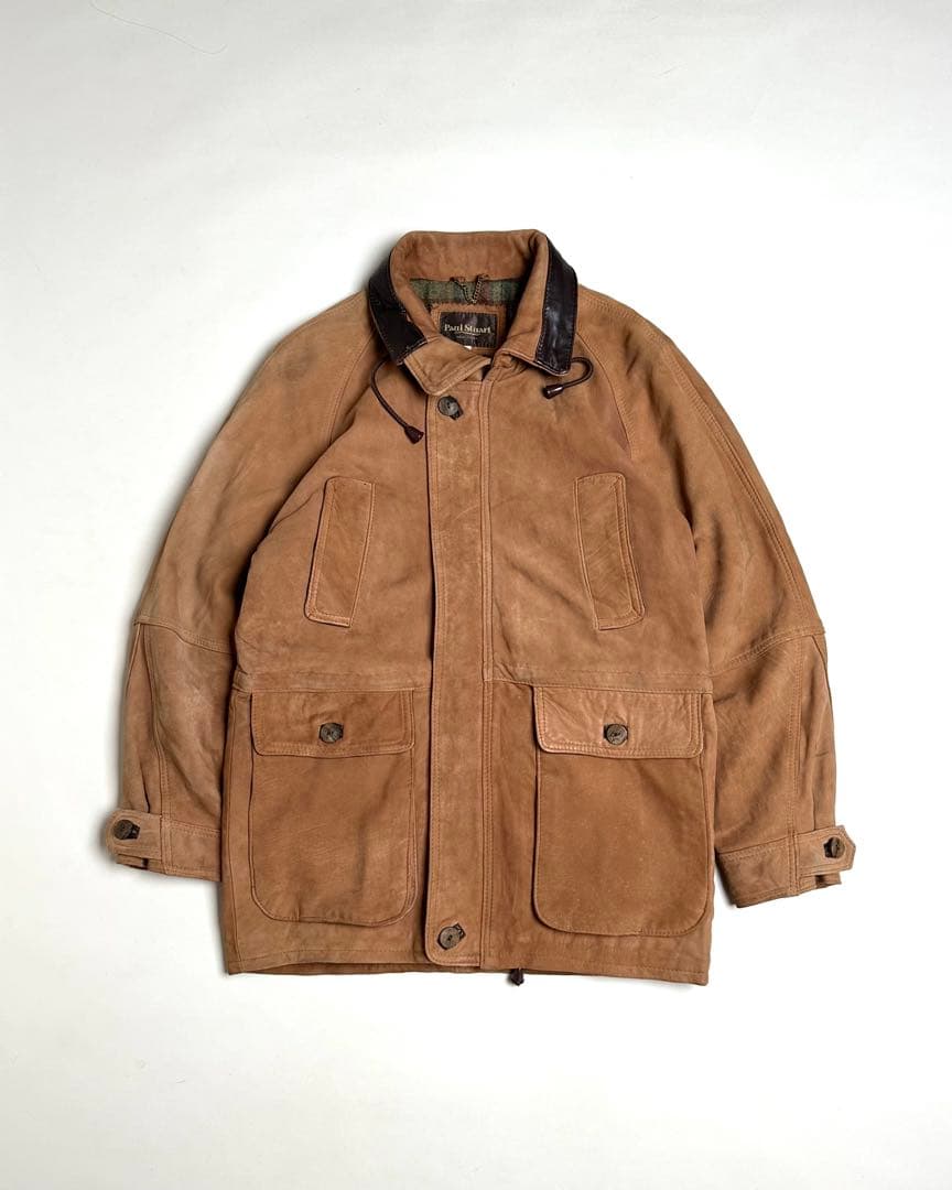 90 s PAUL STUART スエード ハーフ丈 ジャケットM PaulStuart