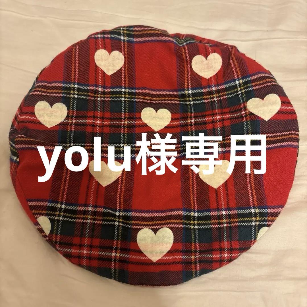 HEIHEI ベレー帽 チェック 水玉