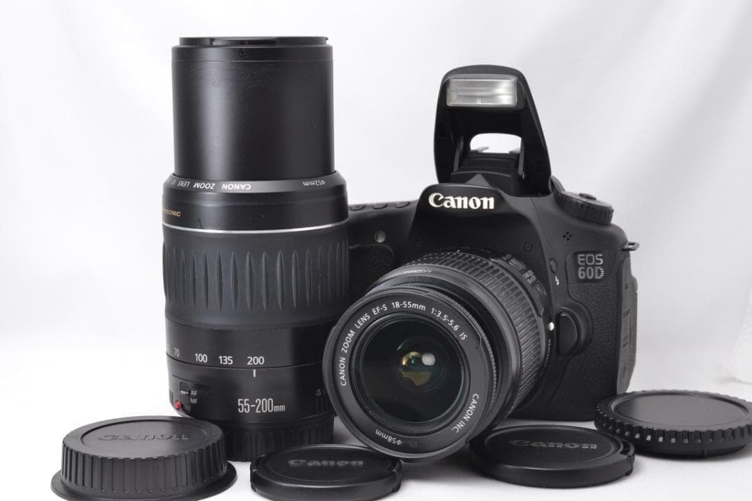 ■ S数8,313回 ■ キャノン Canon EOS 60D ダブルレンズ ■ S数8,313回 ■ キャノン Canon EOS 60D ダブルレンズ