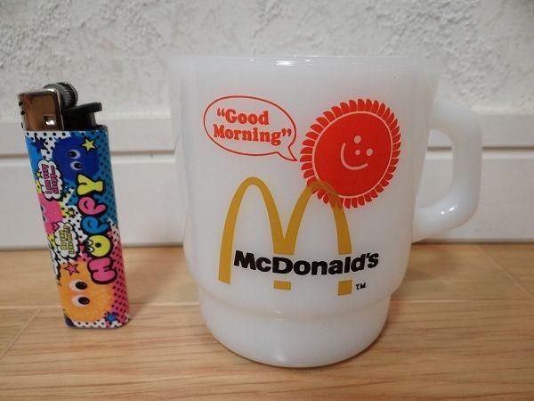 70年代 ビンテージ USA製 ファイヤーキング マクドナルド マグカップ 昭和