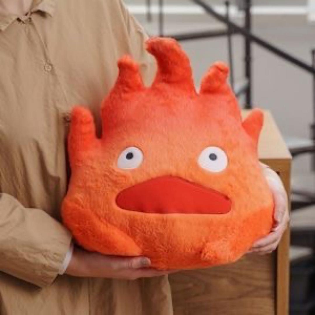 新品タグ付き】ハウルの動く城 ぬいぐるみ カルシファー L