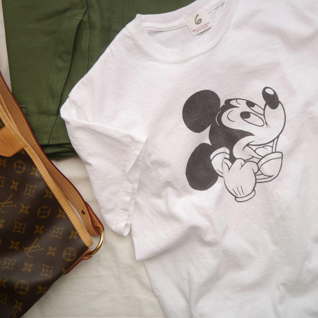 6 roku ミッキー Tシャツ ロク　M ディズニー　Disney