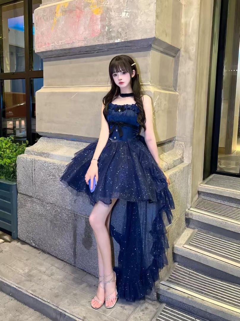 ゴスロリドレス ポラリスライトドレスプレミアム星空の細閃姫