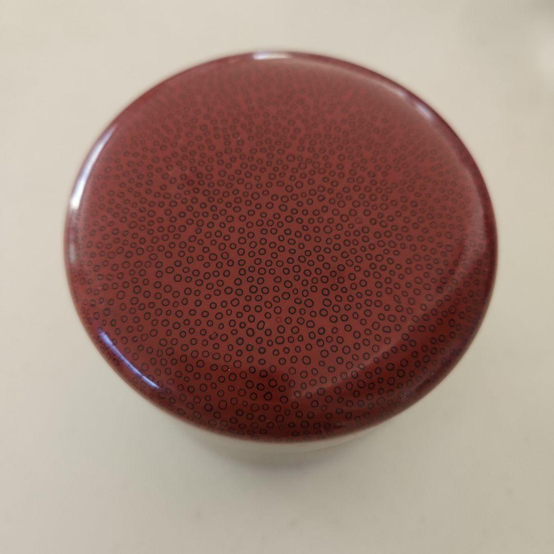津軽塗七々子塗り　茶筒　未使用美品