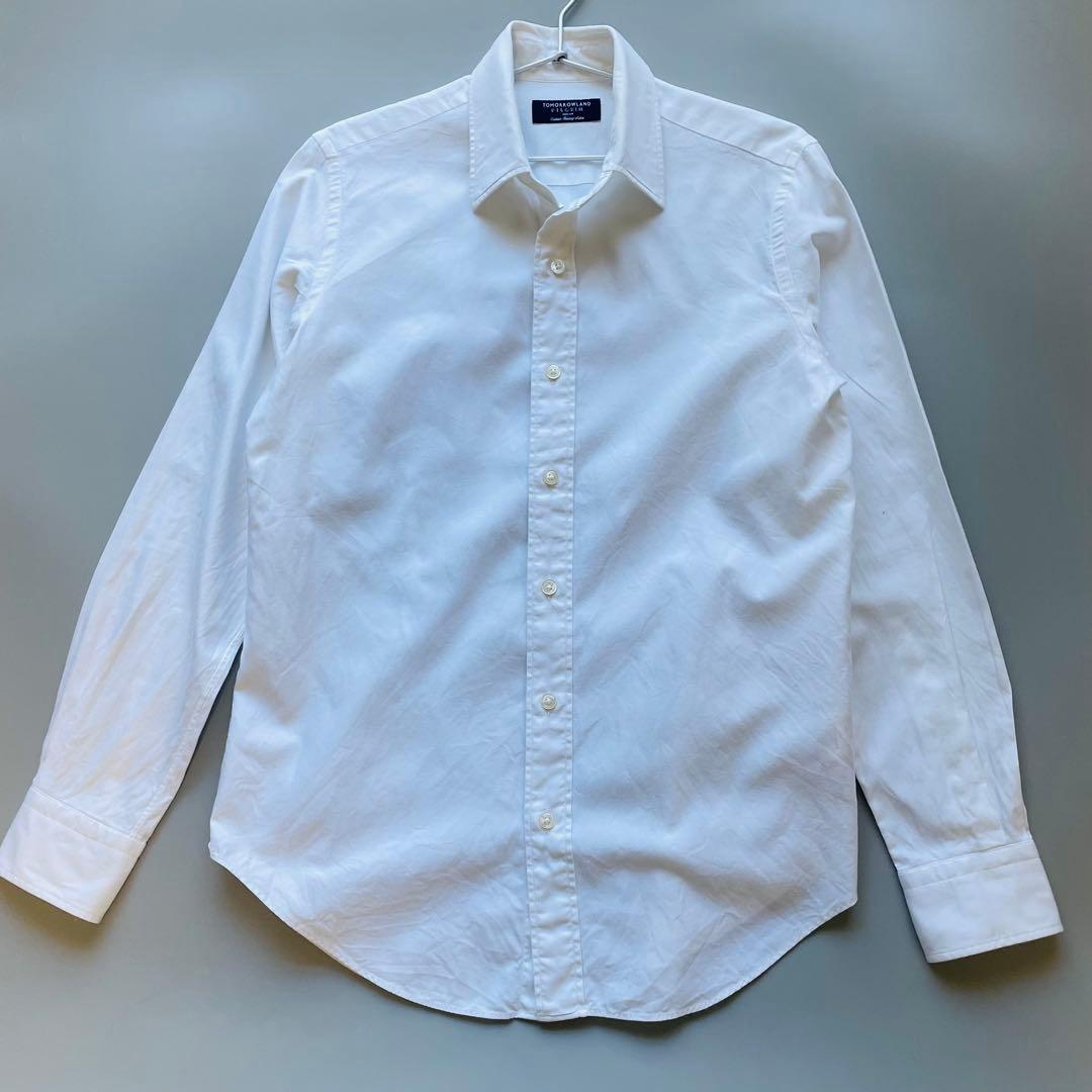 極美品✨トゥモローランド ピルグリム ドレスシャツ 長袖 ホワイト コットン 極美品✨トゥモローランド ピルグリム ドレスシャツ 長袖