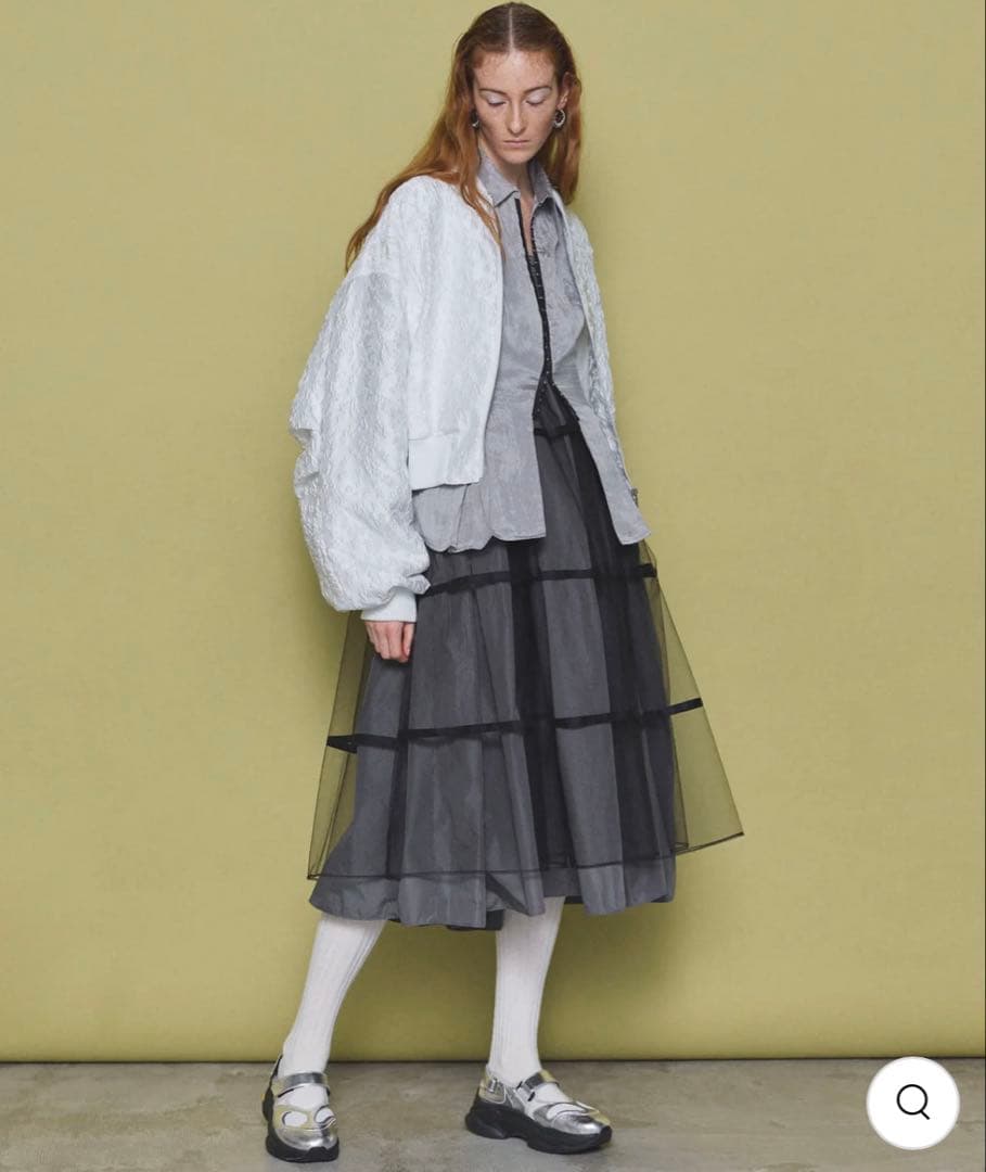 Maison Special ジャガードブルゾン ホワイト Maison Special ジャガードブルゾン ホワイト