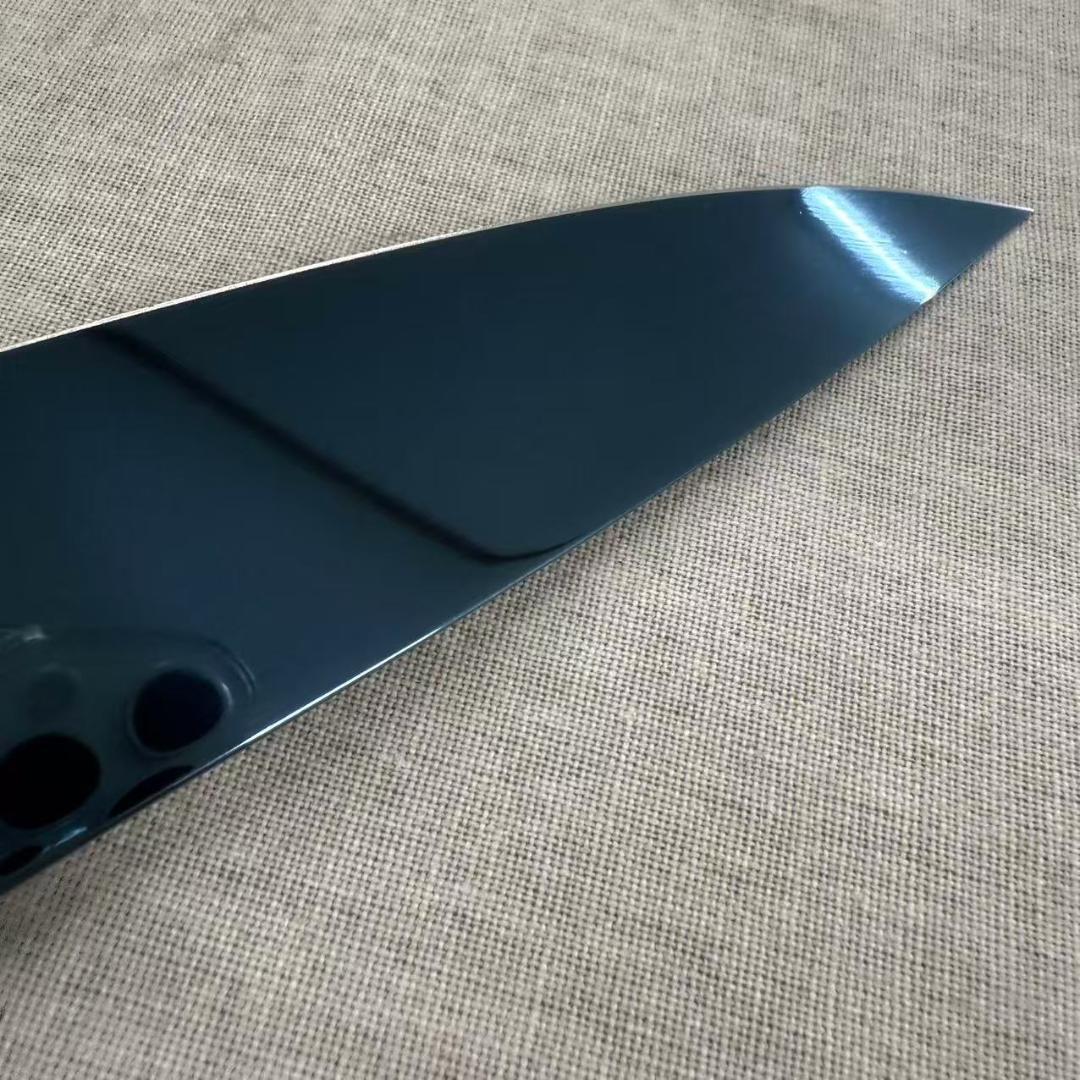 未使用スミカマ 霞 KASUMI チタンコーティング 剣型包丁 20cm ブルー
