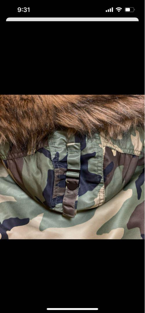 【used】ALPHA INDUSTRIES N-3Bフライトジャケット カモ