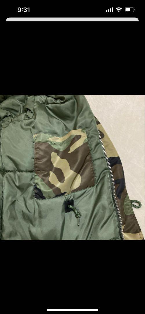 【used】ALPHA INDUSTRIES N-3Bフライトジャケット カモ