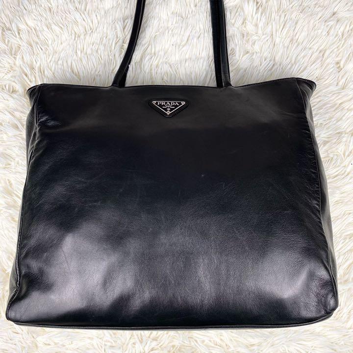 期間限定の激安セール A4収納可 極美品 PRADA レザー トートバッグ 三角プレート 裏地総柄 黒 dopf.ui.ac.id 期間限定の激安セール A4収納可 極美品 PRADA レザー トートバッグ 三角プレート 裏地総柄 黒 dopf.ui.ac.id