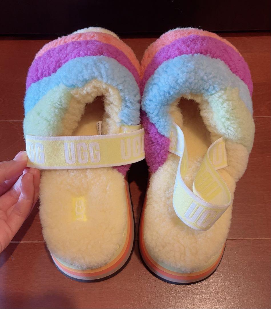 UGG 厚底サンダル レインボー 25cm