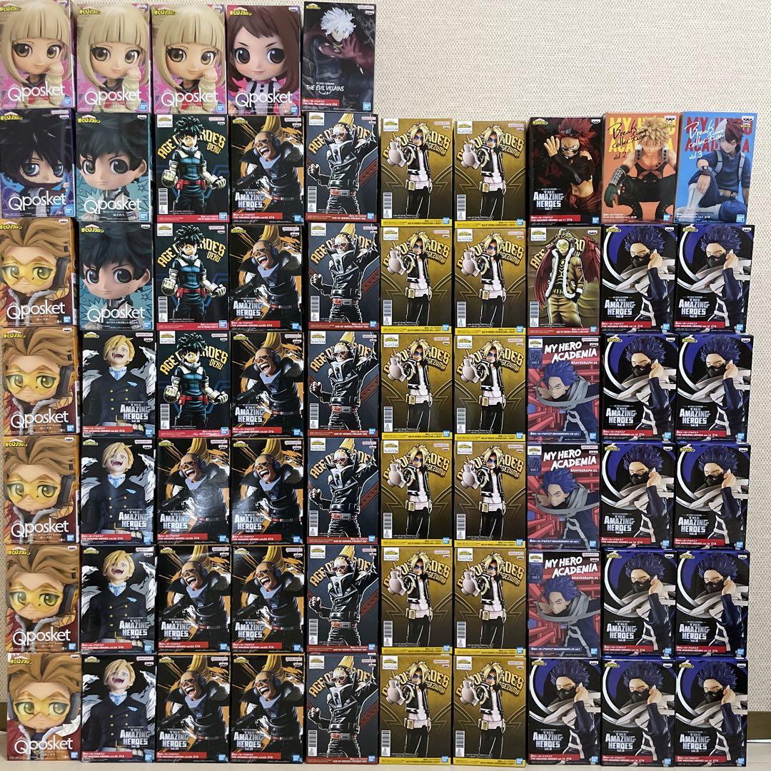 豪奢な 未開封 僕のヒーローアカデミア フィギュア 65個 まとめ売り コミック・アニメ