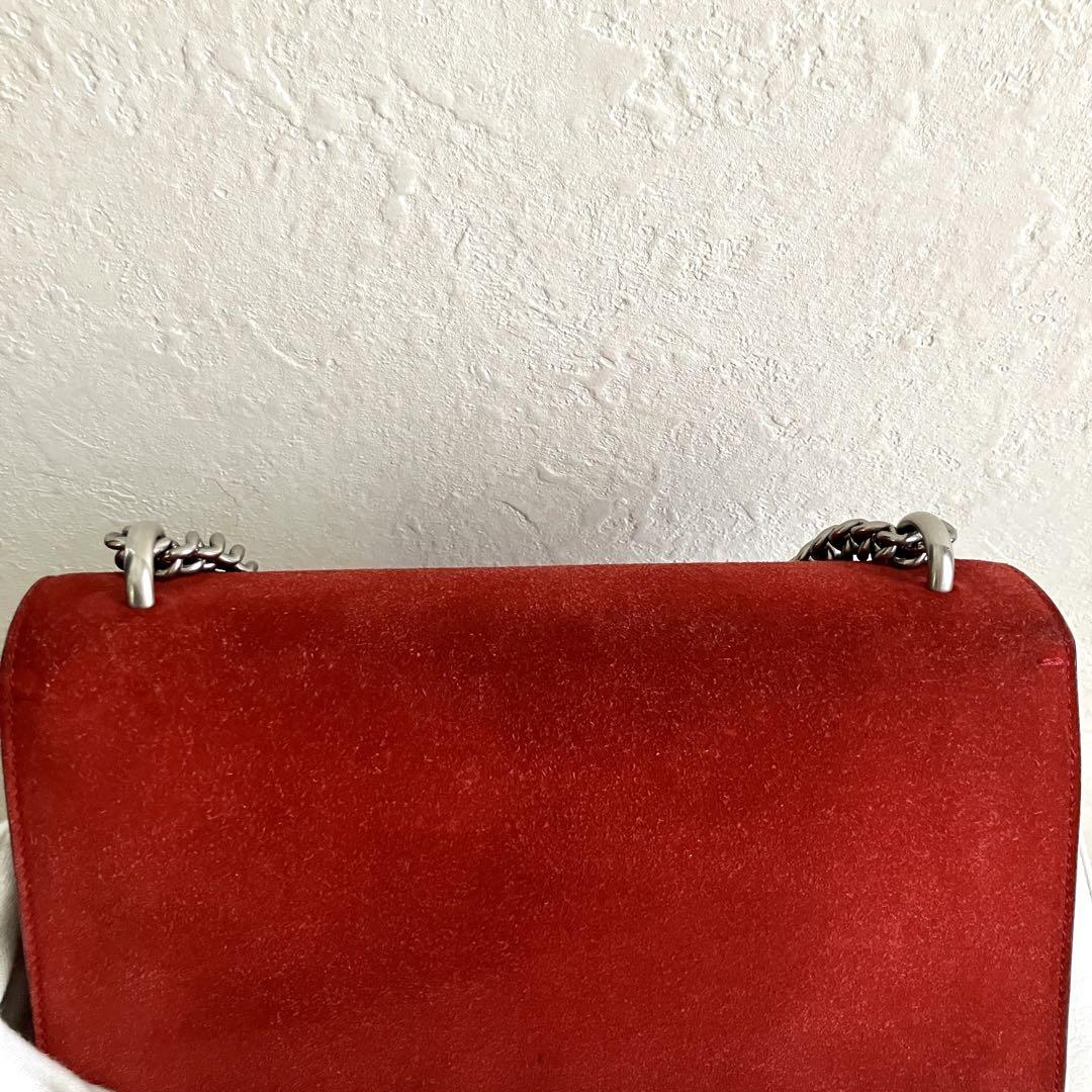 GUCCI グッチ デュオニュソス チェーンショルダー スエード