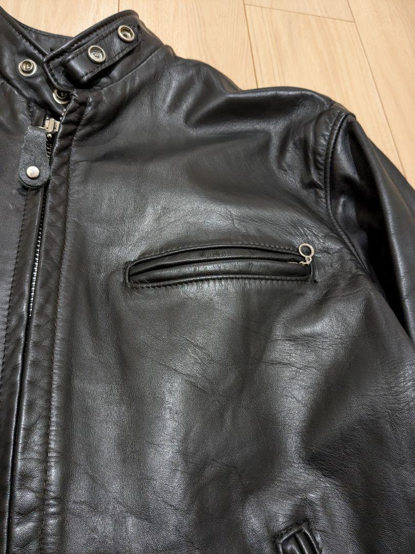 す*り様 美品　ショット シングルライダースジャケット 641 Schott