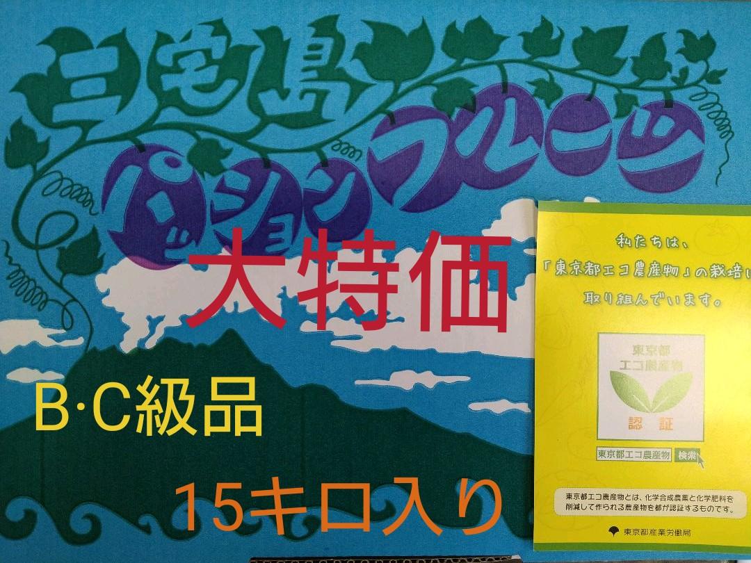 三宅島産パッションフルーツ　15キロ入り