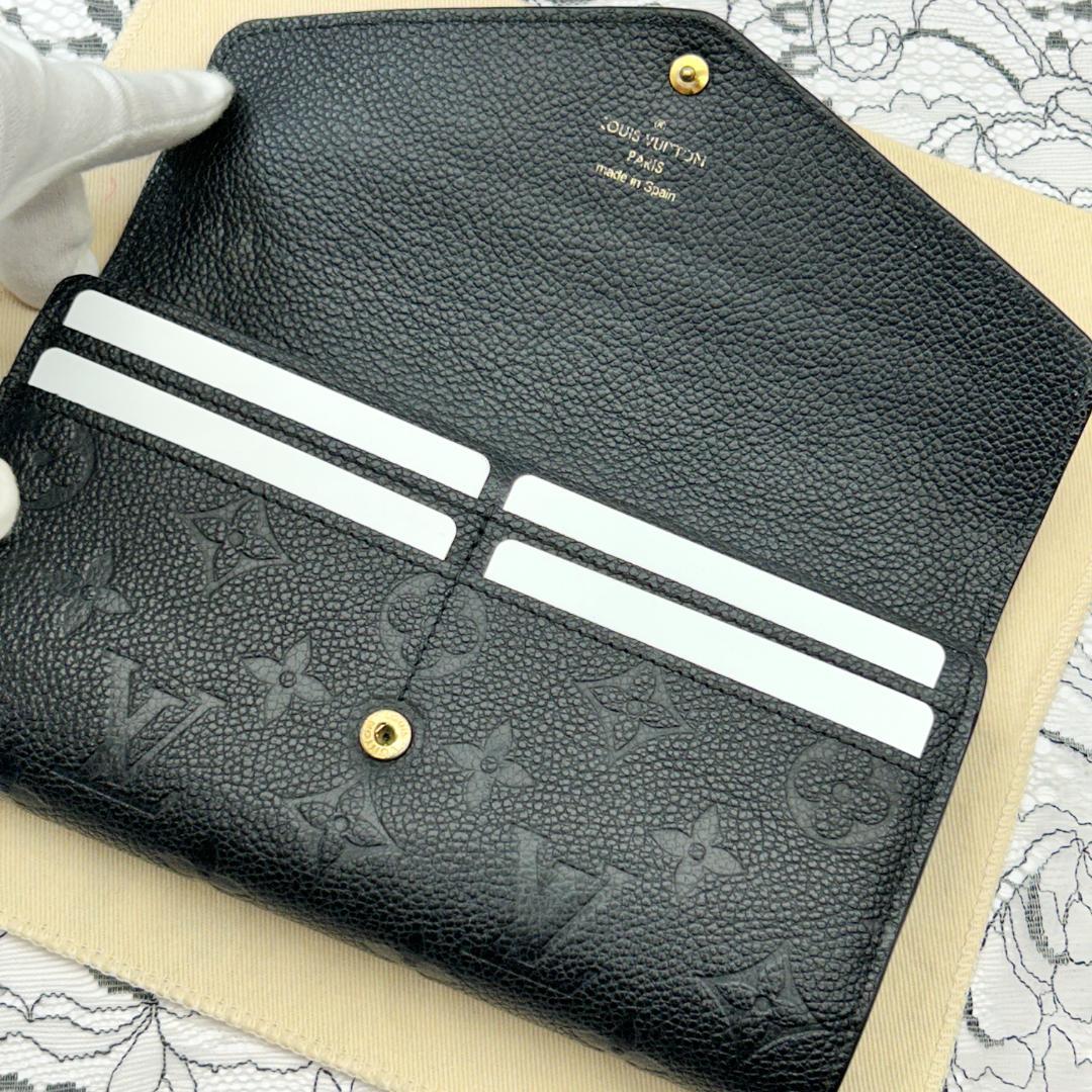 ★極美品★　ルイヴィトン　アンプラント　ポルトフォイユ　サラ　ノワール　長財布