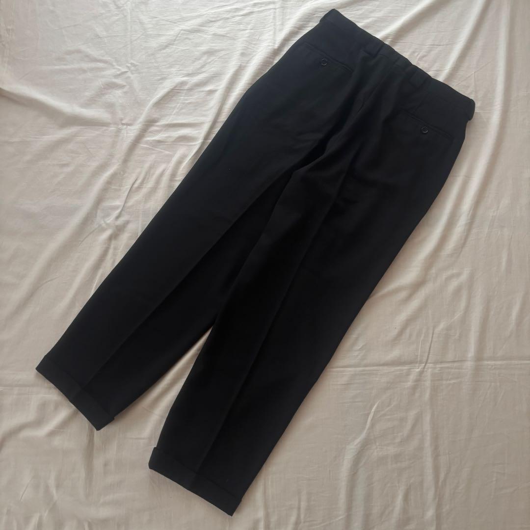 ブラック 2タック 32size イタリア製 GIORGIO ARMANI