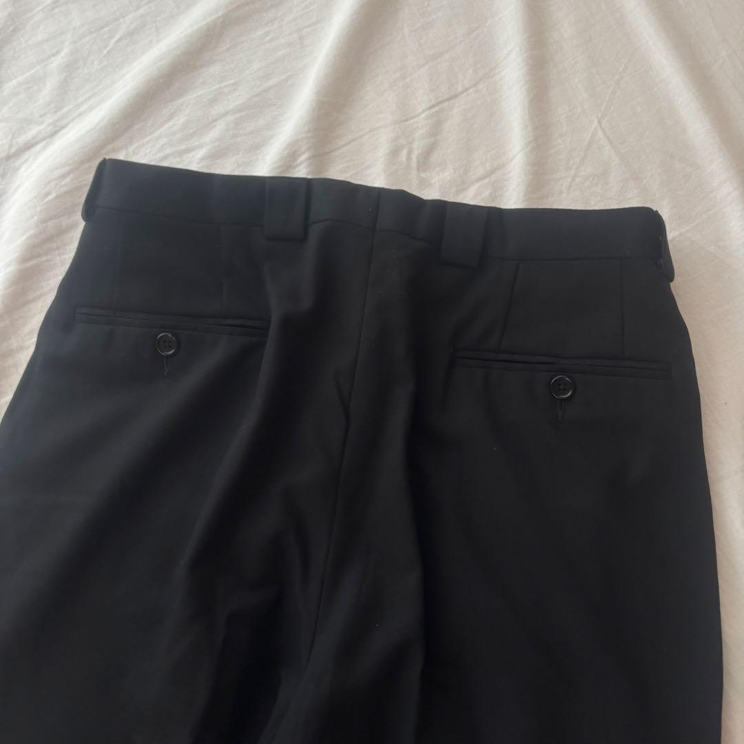 ブラック 2タック 32size イタリア製 GIORGIO ARMANI