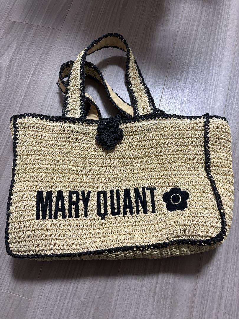 【LILY BROWN×MARY QUANT】ロゴ刺繍カゴバッグ