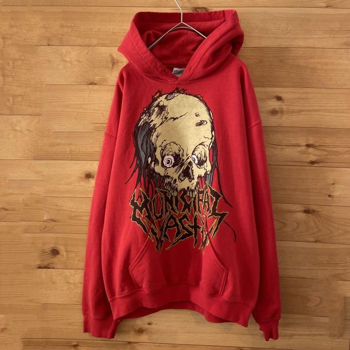 公式に取扱 Gildan Municipal Waste バンド パーカー M Us古着 販売 Industrialchillan Cl