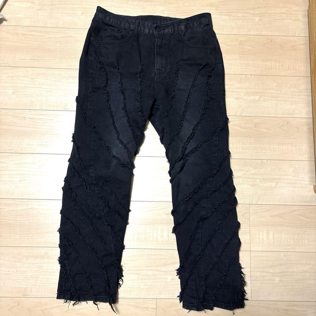パンツ surgery black denim pants