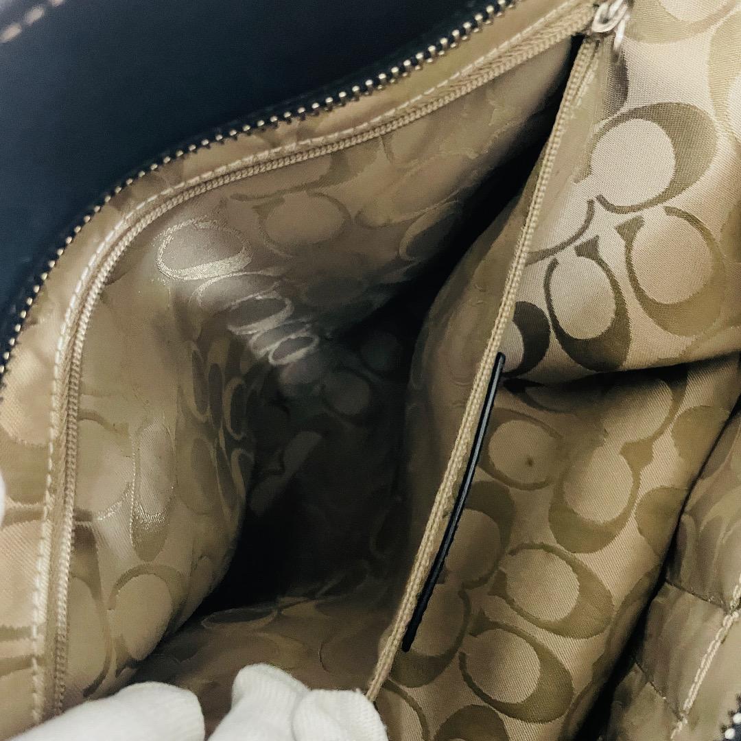 ☆美品☆コーチ COACH トートバッグレザー革/ブラック黒/メンズ/レディース