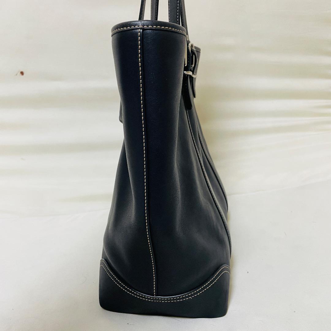 ☆美品☆コーチ COACH トートバッグレザー革/ブラック黒/メンズ/レディース