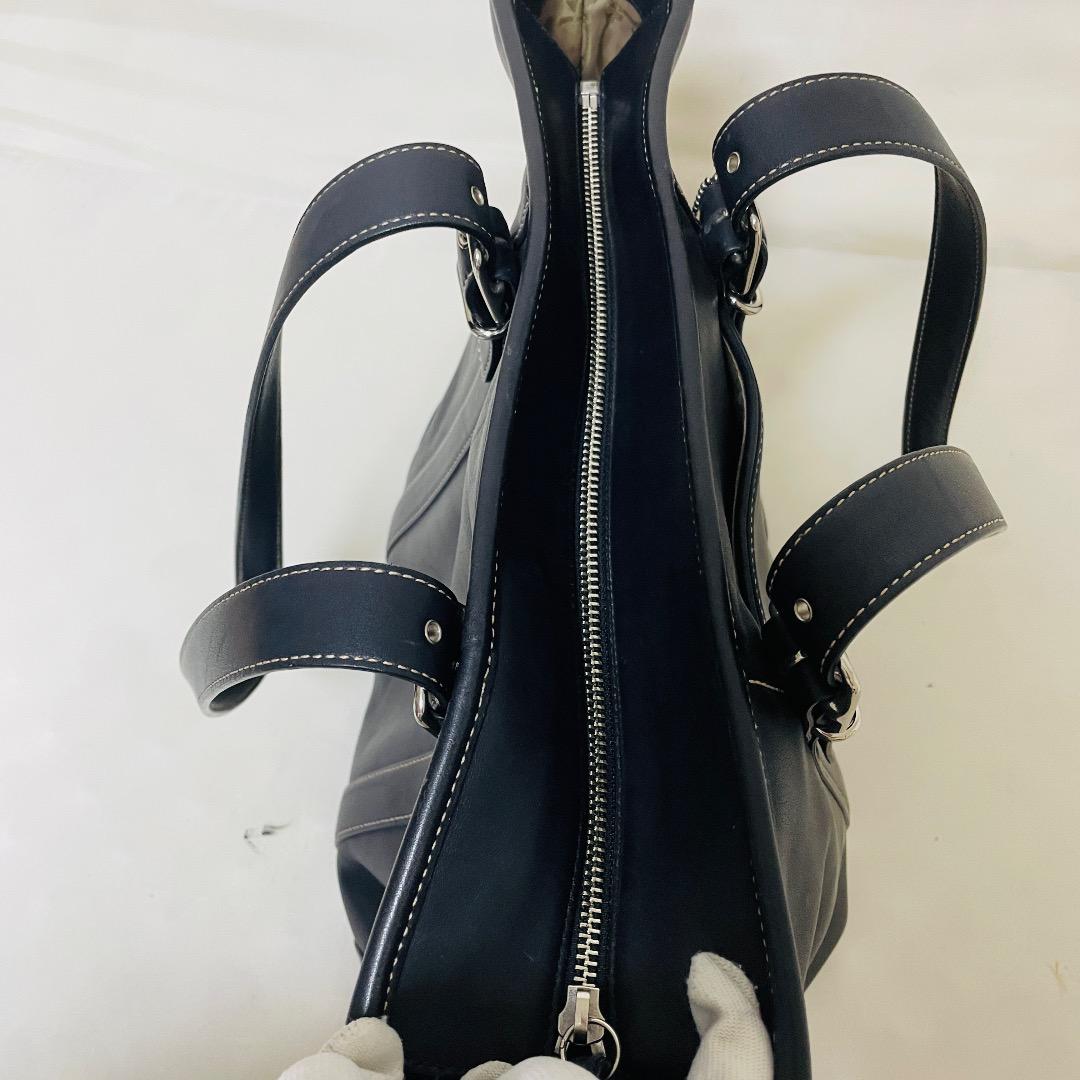 ☆美品☆コーチ COACH トートバッグレザー革/ブラック黒/メンズ/レディース
