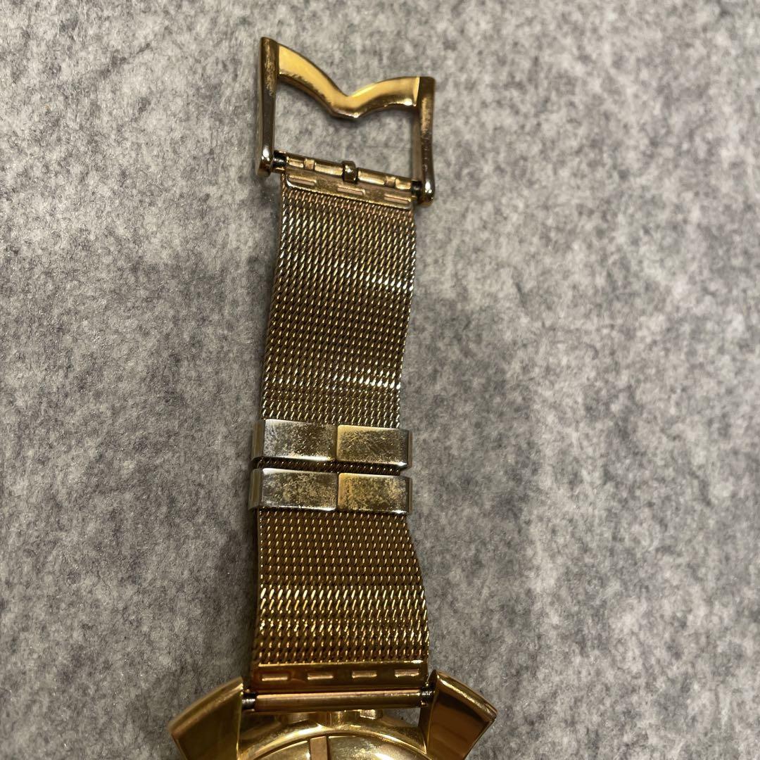 GaGa MILANO ゴールド メッシュ時計