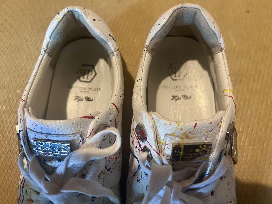 T*Q様 PHILIPP PLEIN フィリッププレインレザースニーカー 43