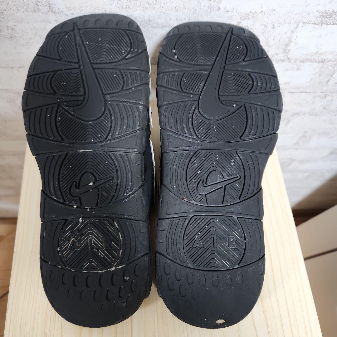 ナイキ NIKE モアアップテンポ スライド モアテン サンダル 27cm 黒