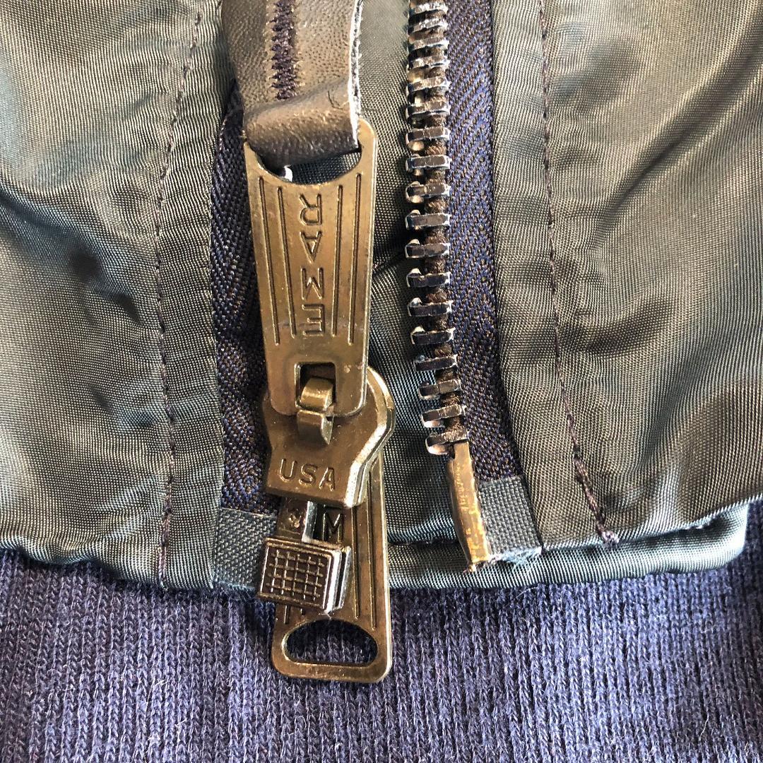 新品デッドストック グリーンブライヤー MA-1 1990S アメリカ製 紺 L