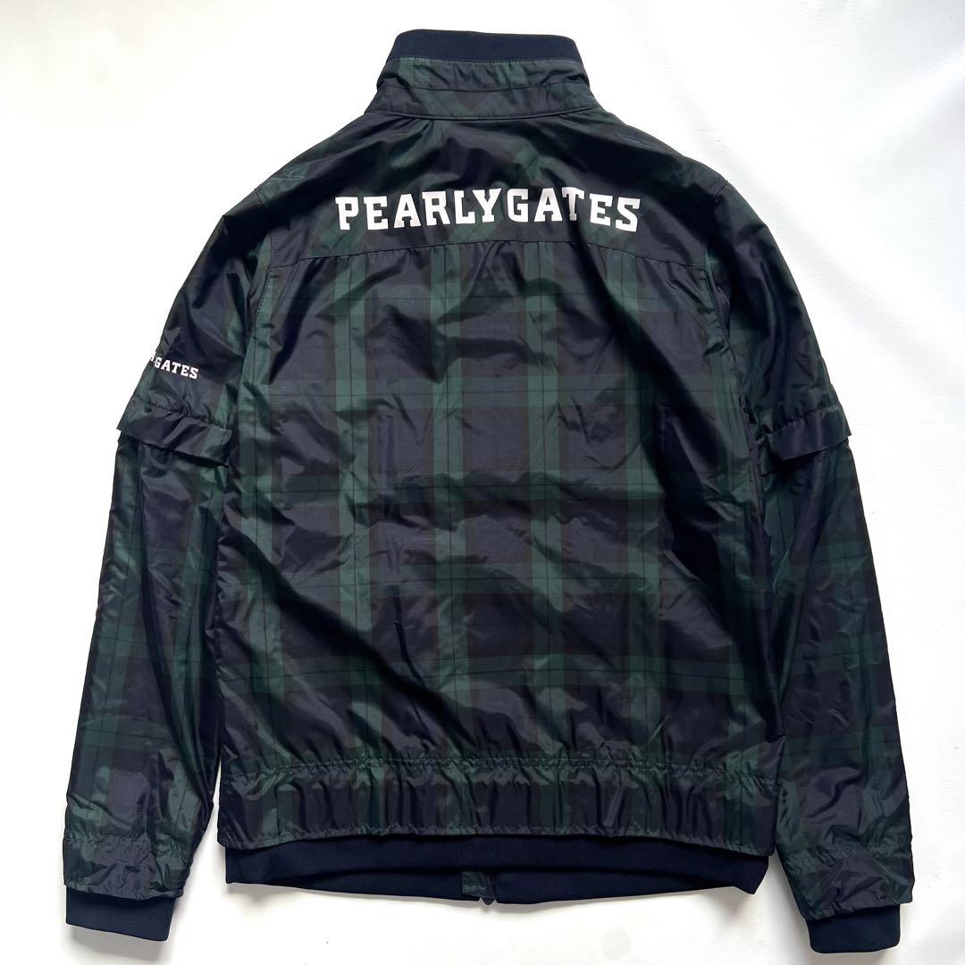 Pearly Gates パーリーゲイツ　チェック　ナイロンジャケット 2way