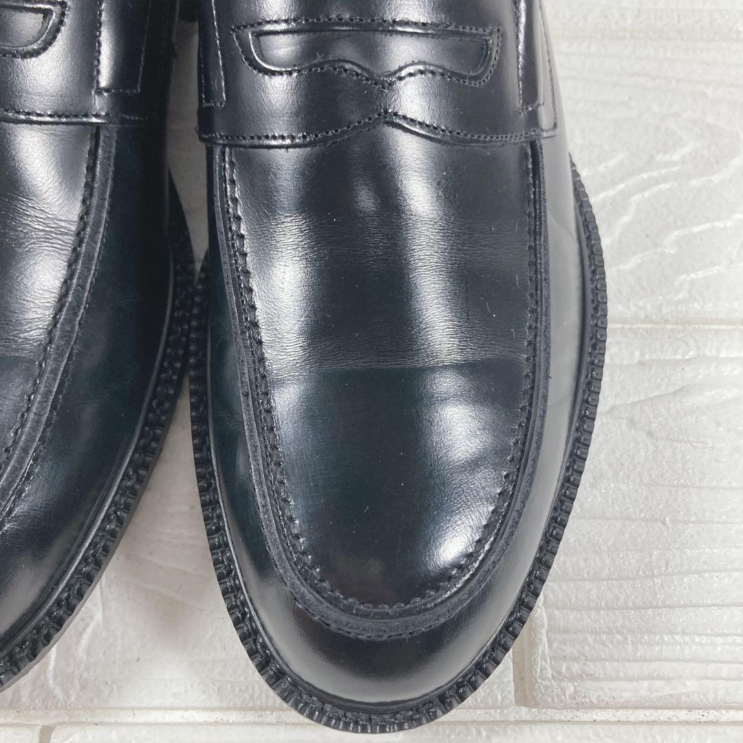 【未使用級】　VAN SHOES ペニー　ローファー　レザー　黒　日本製