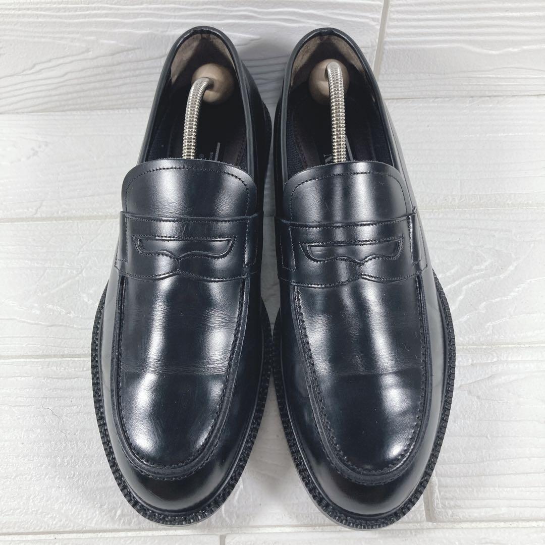 【未使用級】　VAN SHOES ペニー　ローファー　レザー　黒　日本製
