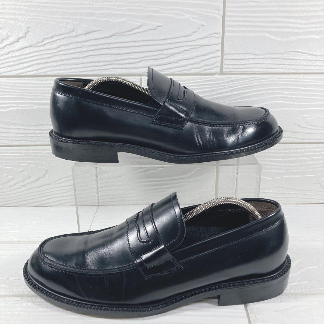 【未使用級】　VAN SHOES ペニー　ローファー　レザー　黒　日本製