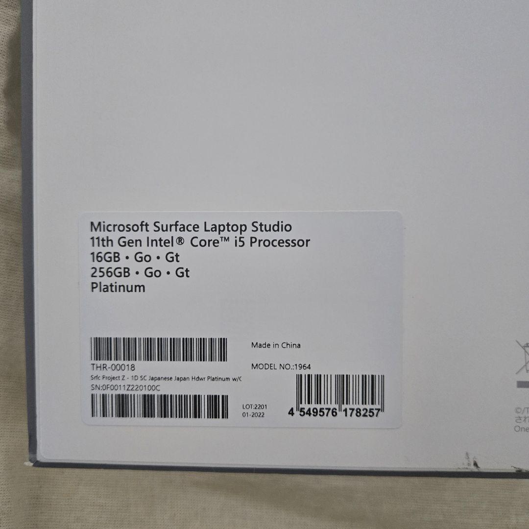 その他ノートPC本体 Surface Laptop Studio THR-00018
