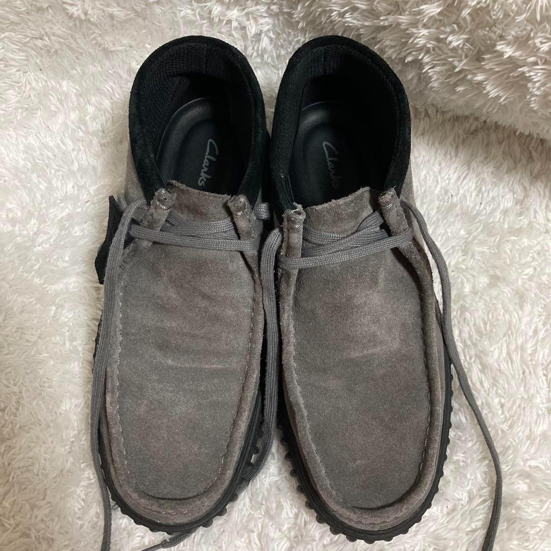【美品】Clarks TORHILL クラークス ダークグレー　トールヒル