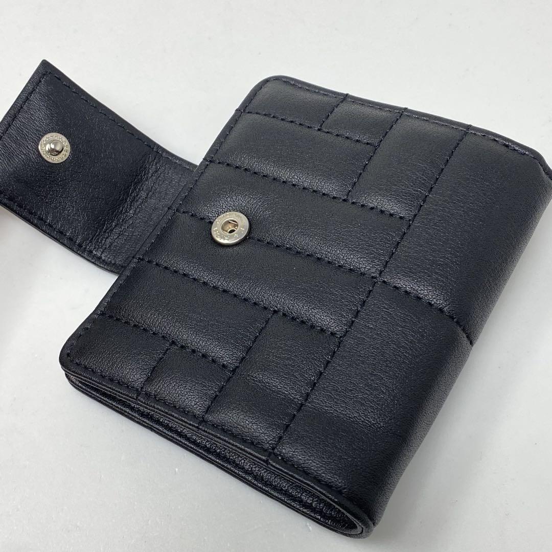 未使用 LANVIN en Bleu 二つ折り財布 ベルシー ブラック 黒 財布 未使用 LANVIN en Bleu 二つ折り財布 ベルシー ブラック 黒 財布